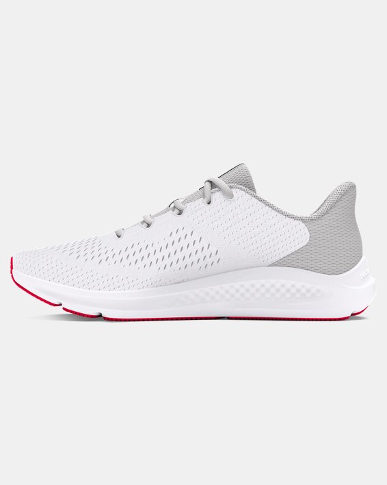 Men's UA Charged Pursuit 3 Big Logo Running Shoes in White image number 1